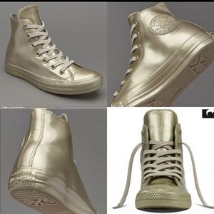 Converse All Star Sneakers Gold Size 6.5